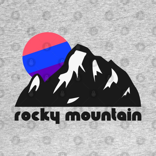 Retro Rocky Mountain ))(( Tourist Souvenir National Park Design by darklordpug